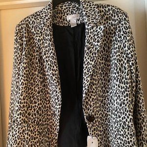 Animal Print blazer